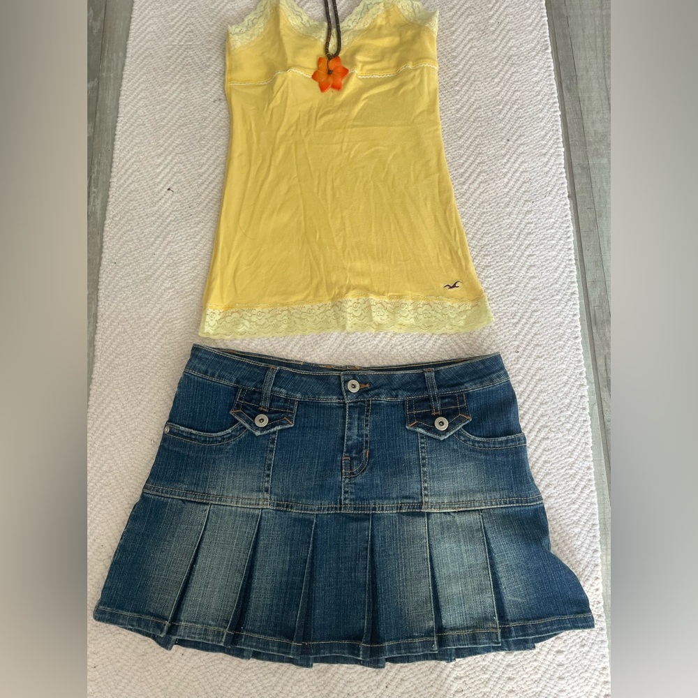 Southpole Vintage Y2K Mini Denim Skirt
